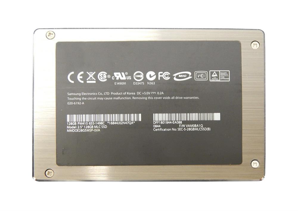 MMDOE28G5MSP-0VA Samsung PM410 Series 128GB MLC NAND Flash Based SATA 3Gbps 2.5-inch Internal Solid State Drive (SSD)