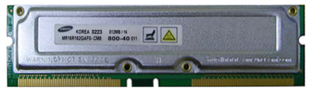 3DDLA0407944 3D Memory 1GB Kit (2 X 512MB ) PC800 800MHz 184-Pin RDRAM RIMM Memory (compatible with A0407944, KTD-DM800A/1G, KFJ-L800/1024, KTH-PVL600K2/1024, KGW800A/1G)