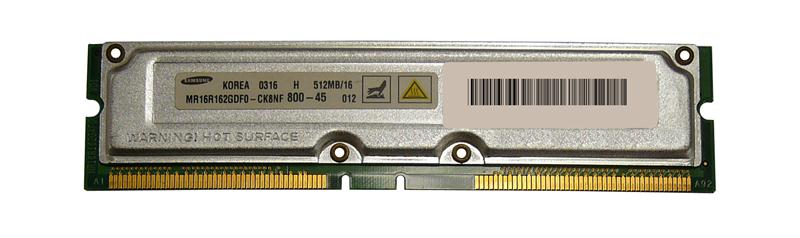 M4L-16R162D-512 M4L Certified 512MB 800MHz Non-ECC 40ns 184-Pin Rambus Module