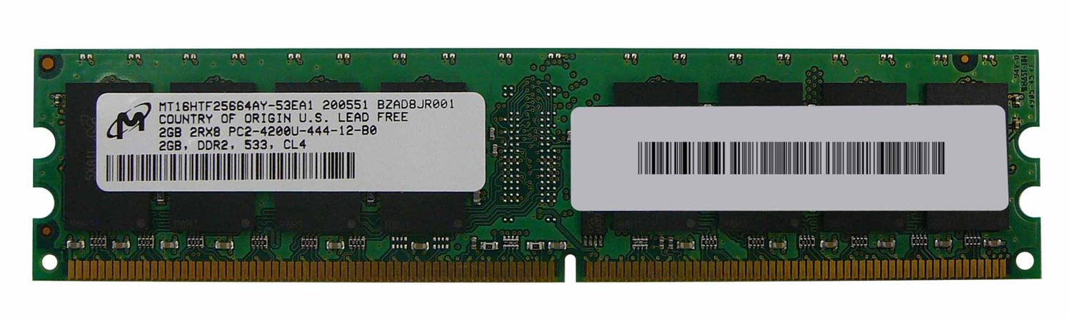3D-13D277N642373-2G 2GB Module DDR2 PC2-4200 CL=4 non-ECC Unbuffered DDR2-533 1.8V 256Meg x 64 for SuperMicro PDSMA-E Motherboard n/a