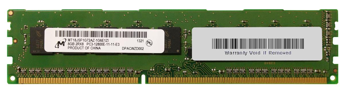 MT18JSF1G72AZ-1G6 Micron 8GB DDR3 PC12800 Memory