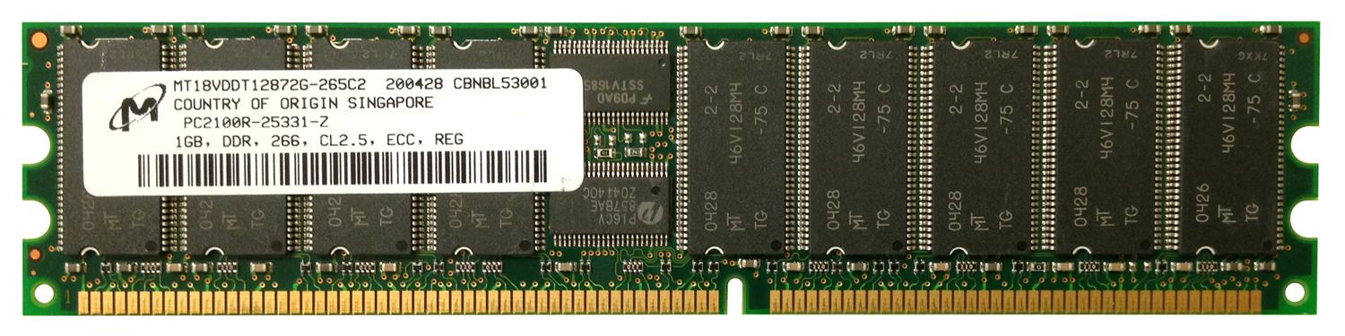 3DHP300680-24G 3D Memory 24GB Kit (24 x 1GB) PC2100 DDR-266MHz ECC Registered CL2.5 184-Pin DIMM Memory for ProLiant ML370 G3 Server P/N (compatible with 300680-24G, KVR266X72RC25/4G, 10994, 12R6774, 12R7631)