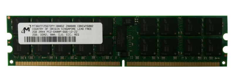M4L-PC2800D2D4P6-2G M4L Certified 2GB 800MHz DDR2 PC2-6400 Reg ECC CL6 240-Pin Dual Rank x4 DIMM