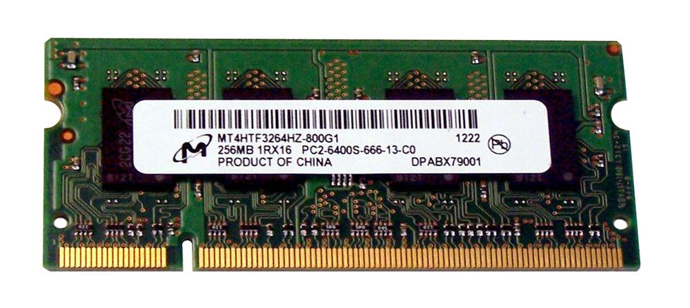 3D-PC2800D2XS609-256 256MB PC2-6400 DDR2-800MHz non-ECC Unbuffered CL6 200-Pin SoDimm Memory Module 32x16 3D P/N