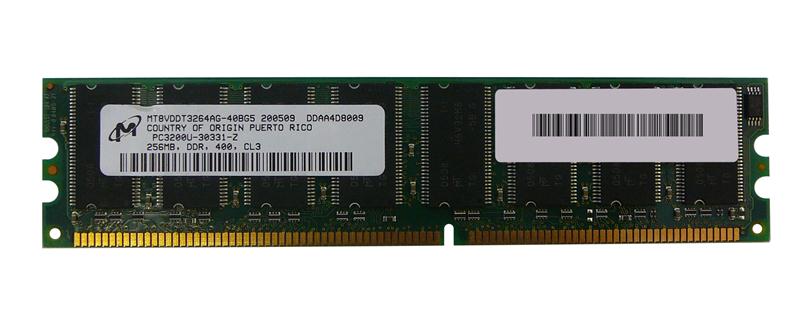 3D-11D144N64245-256M 256MB Module DDR PC3200 CL=3 non-ECC DDR400 2.6V 32Meg x 64 for Gateway E-4100 Desktop 5000690; 5000693; 5000804