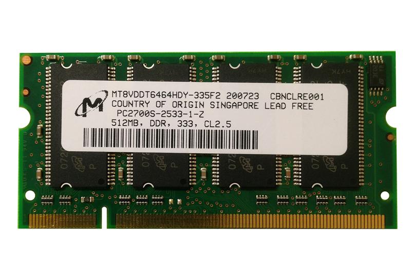 31P9832AA Memory Upgrades 512MB PC2700 DDR-333MHz non-ECC Unbuffered CL2.5 200-Pin SoDimm Memory Module For IBM
