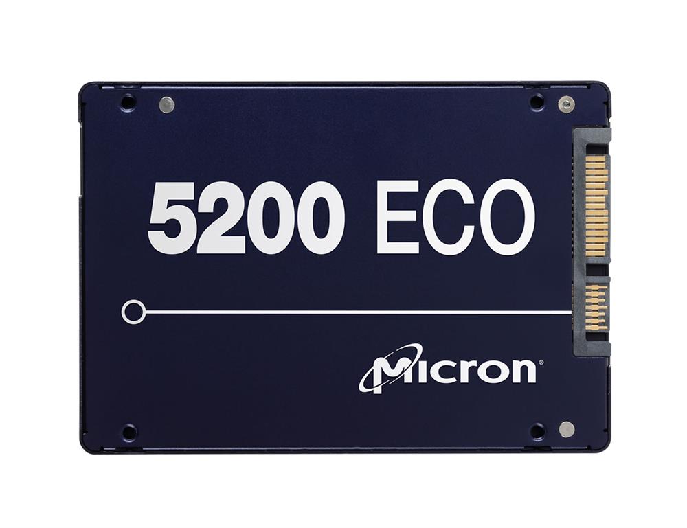 MTFDDAK7T6TDC-1AT16AB Micron 5200 ECO 7.68TB TLC SATA 6Gbps Read Intensive (Enterprise SED TCGe / PLP) 2.5-inch Internal Solid State Drive (SSD)