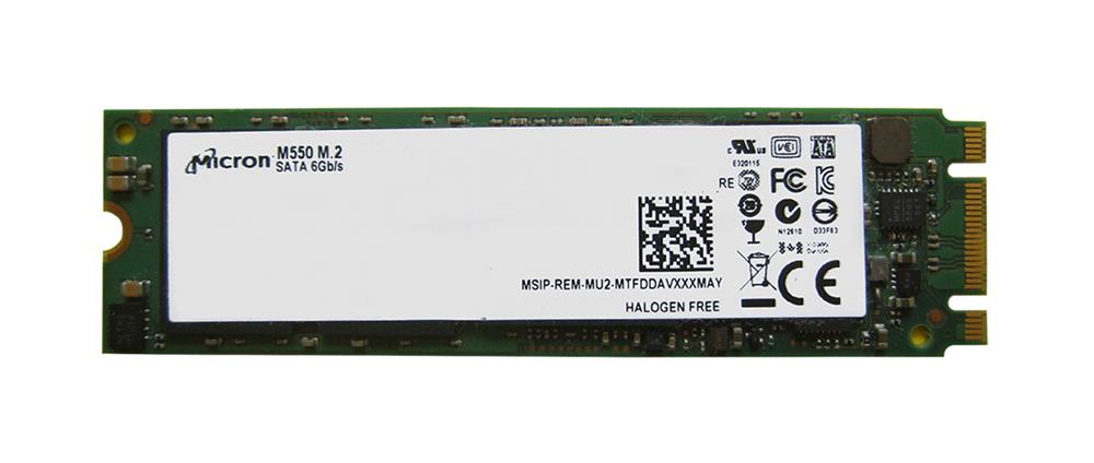 MTFDDAV128MAY Micron M550 128GB MLC SATA 6Gbps M.2 2280 Internal Solid State Drive (SSD)