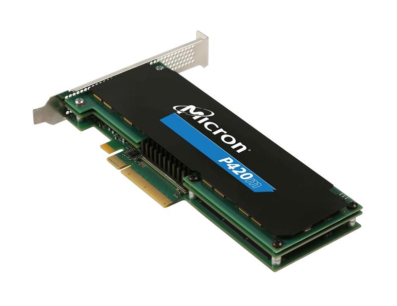 MTFDGAR1T4MAX1AG14ABYY Micron P420m 1.4TB MLC PCI Express 2.0 x8 HH-HL Add-in Card Solid State Drive (SSD)