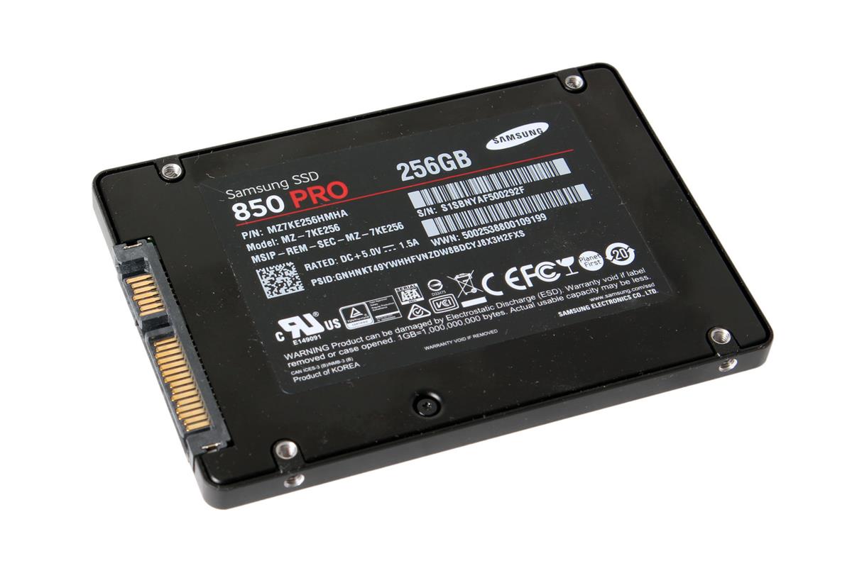 MZ-7KE256 Samsung 850 PRO Series 256GB MLC SATA 6Gbps (AES-256 / TCG Opal 2.0) 2.5-inch Internal Solid State Drive (SSD)