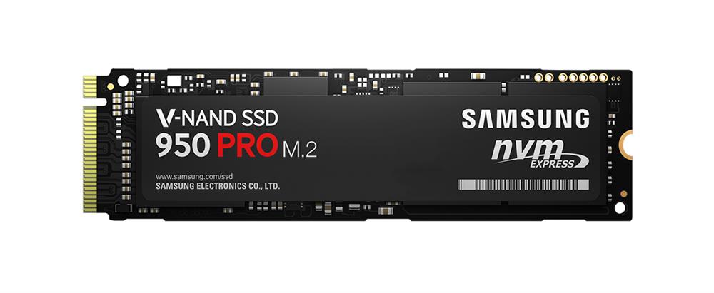MZ-V5P512BW Samsung 950 PRO Series 512GB MLC PCI Express 3.0 x4 NVMe (AES-256 / TCG Opal 2.0) M.2 2280 Internal Solid State Drive (SSD)