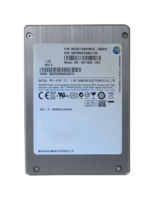 MZ5S7100XMCO-000D3 Samsung 100GB SLC SATA 3Gbps 2.5-inch Internal Solid State Drive (SSD)