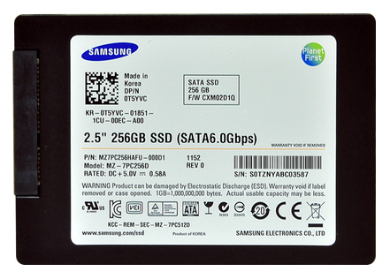 MZ7PC256HAFU-000D1 Samsung 830 Series 256GB MLC SATA 6Gbps 2.5-inch Internal Solid State Drive (SSD)