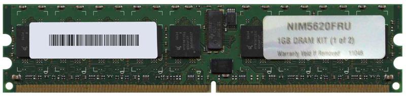 NIM5620FRU Nokia 1GB Kit (2 X 512MB) Memory Upgrade FRU (brings sys mem to 2GB)