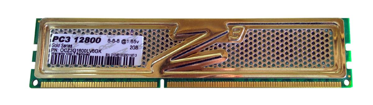 OCZ3G1600LV6GK OCZ 6GB Kit (3 X 2GB) PC3-12800 DDR3-1600MHz non-ECC Unbuffered CL8 (8-8-8-24) 240-Pin DIMM Memory