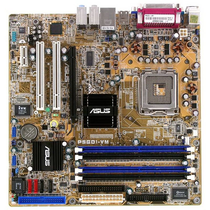 P5GD1-VM ASUS Socket LGA775 Intel 915G + ICH6 Chipset Intel Pentium 4/ Celeron Processors Support DDR 4x DIMM 4x SATA Micro-ATX Motherboard (Refurbished)