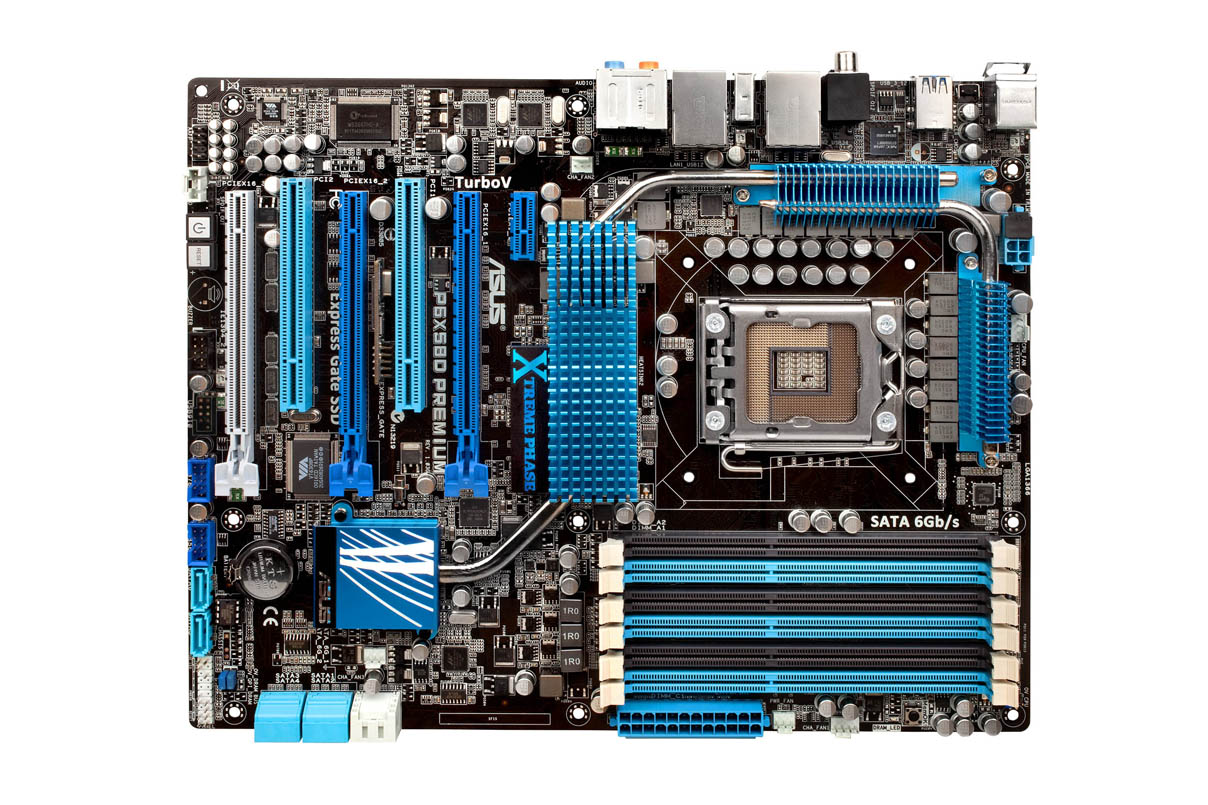 P6X58D-PREMIUM ASUS P6X58D Premium Socket LGA 1366 Intel X58 + ICH10R Chipset Core i7 Processors Support DDR3 6x DIMM 6x SATA 3.0Gb/s ATX Motherboard (Refurbished)