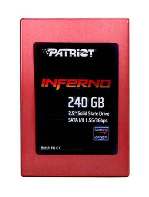 PI240GS25SSDR Patriot Inferno Series 240GB MLC SATA 3Gbps 2.5-inch Internal Solid State Drive (SSD)