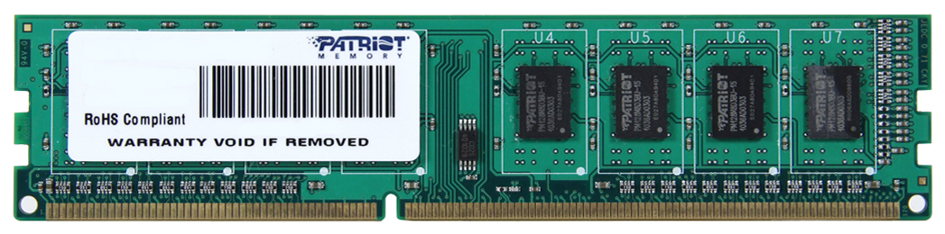 PSD34G160081 Patriot 4GB DDR3 PC12800 Memory