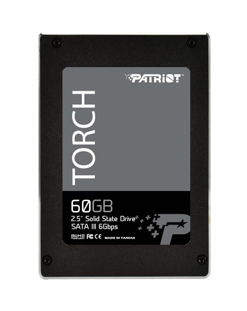 PT60GS25SSDR Patriot Torch Series 60GB MLC SATA 6Gbps 2.5-inch Internal Solid State Drive (SSD)