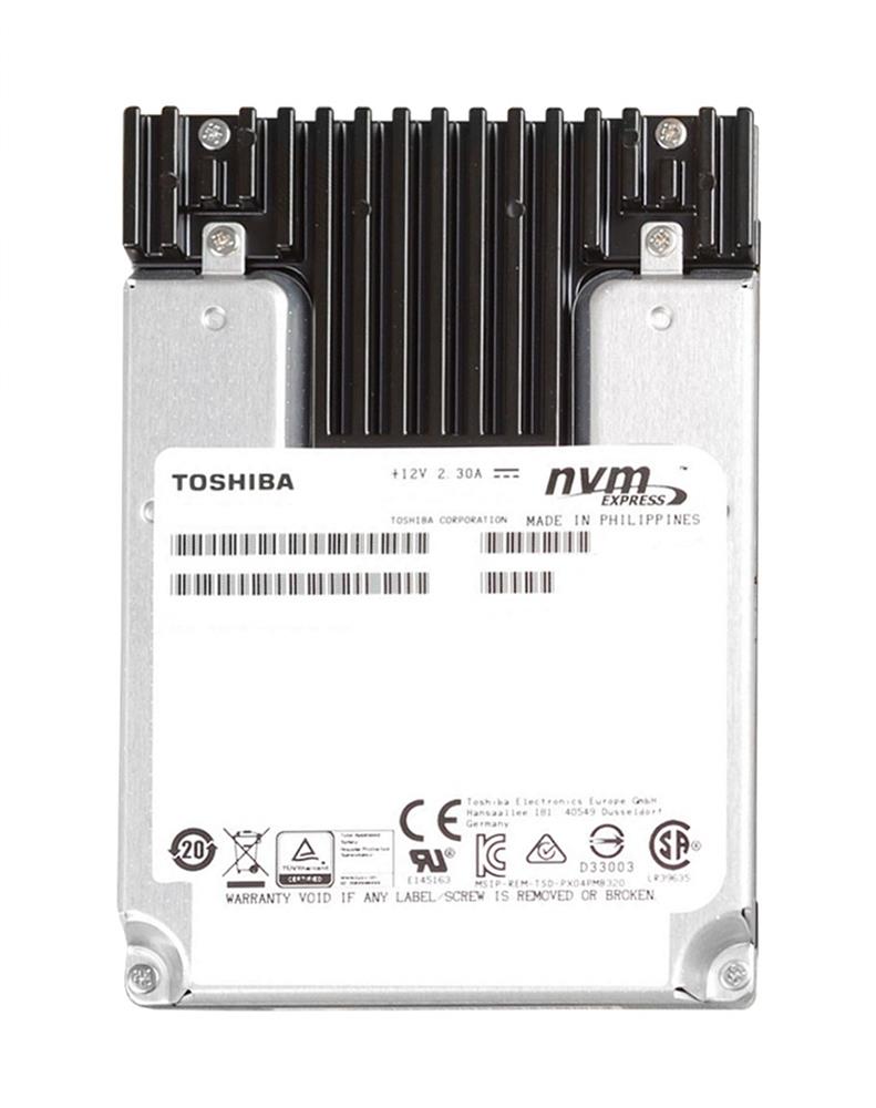 PX04PMB080 Toshiba Enterprise 800GB MLC PCI Express 3.0 x4 NVMe Mid Endurance (PLP) U.2 2.5-inch Internal Solid State Drive (SSD)