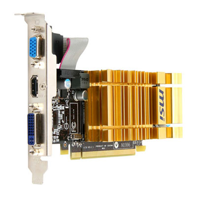 R4550MD1GH MSI R4550 1GB DDR3 600MHz Ctlr Heatsink