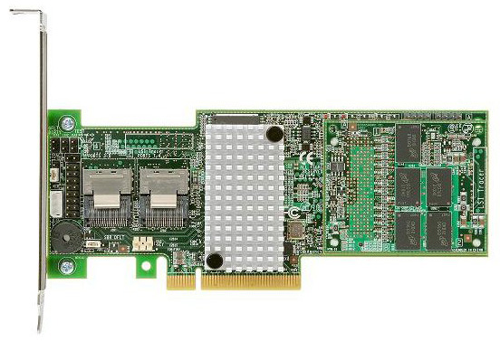 RMT3PB080 Intel 512MB Cache 8-Port SAS 6Gbps / SATA 6Gbps PCI Express 2.0 x8 Low Profile MD2 RAID 0/1/5/6/10/50/60 Controller Card
