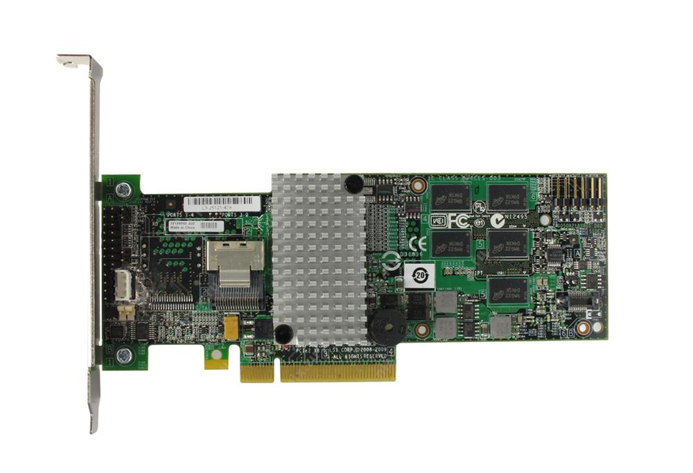 RS2BL040 Intel 512MB Cache 4-Port SAS 6Gbps / SATA 6Gbps PCI Express 2.0 x8 Low Profile MD2 RAID 0/1/5/6/10/50/60 Controller Card