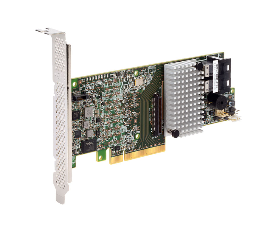 RS3DC080 Intel 1GB Cache 8-Port SAS 12Gbps / SATA 6Gbps PCI Express 3.0 x8 Low Profile MD2 RAID 0/1/5/6/10/50/60 Controller Card