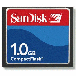 SDCFB-1024-A10 SanDisk 1GB CompactFlash (CF) Memory Card