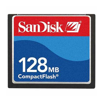 SDCFB-128-101-81 SanDisk 128MB CompactFlash (CF) Memory Card