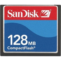 SDCFB-128-768 SanDisk 128MB CompactFlash (CF) Memory Card