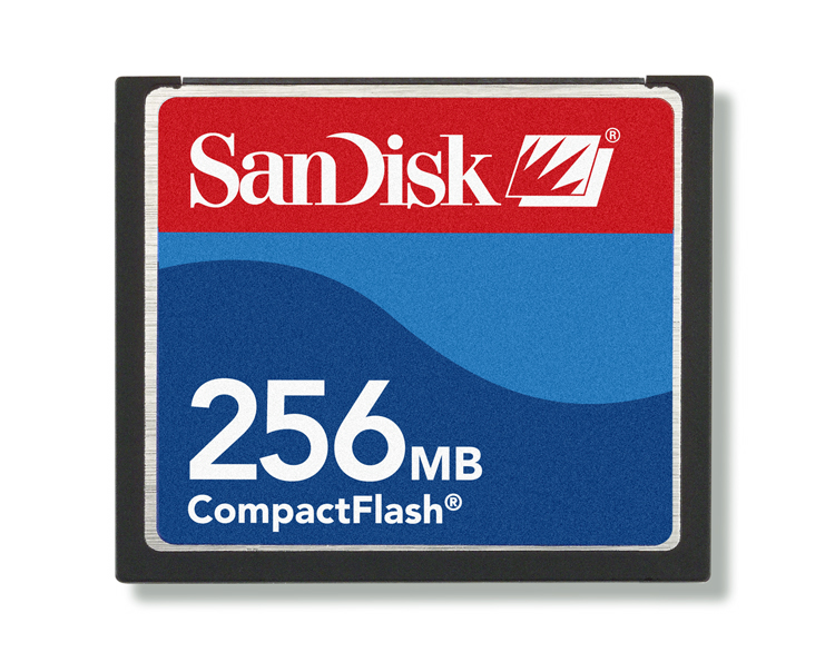SDCFB-256-768 Sandisk 256MB CompactFlash (CF) Memory Card