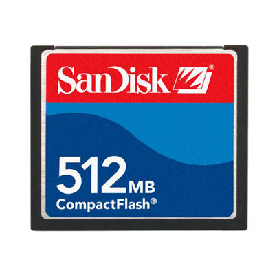 SDCFB-512-AA060 SanDisk 512MB CompactFlash (CF) Memory Card