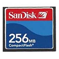 SDCFBI-256-201-00 SanDisk 256MB Standard CompactFlash (CF) Memory Card