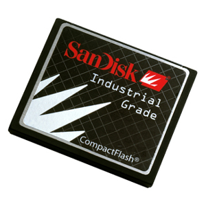 SDCFBI-256-202-80 SanDisk 256MB Industrial CompactFlash (CF) Memory Card