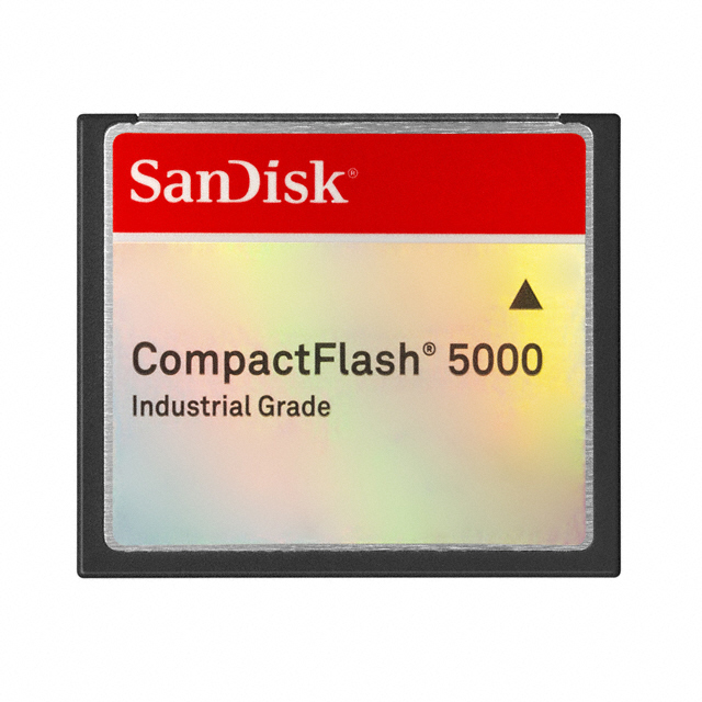 SDCFCF-512M-388 SanDisk 512MB 5000 Industrial Grade CompactFlash Memory Card