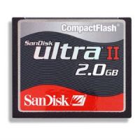 SDCFH-002G-U46 SanDisk Ultra II 2GB CompactFlash (CF) Memory Card