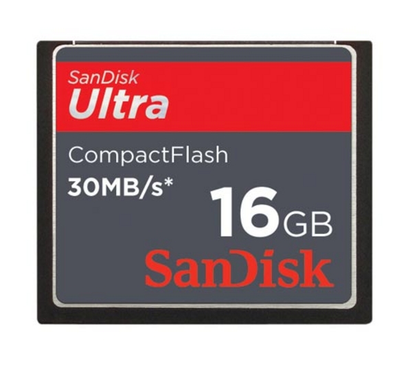 SDCFH-016G-P36 SanDisk 16GB 200x Ultra CompactFlash (CF) Memory Card