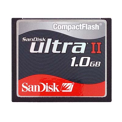SDCFH-1024 SanDisk Ultra II 1GB CompactFlash (CF) Memory Card
