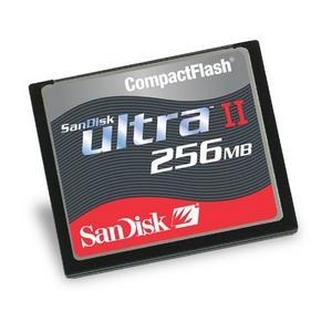 SDCFH-256-901 SanDisk Ultra II 256MB CompactFlash (CF) Memory Card