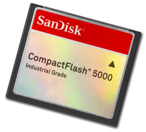 SDCFIF-002G-388 SanDisk 2GB Industrial CompactFlash (CF) Memory Card