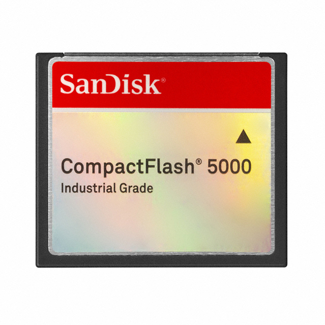 SDCFIR-512M-388 SanDisk 512MB 5000 Industrial Grade CompactFlash Memory Card