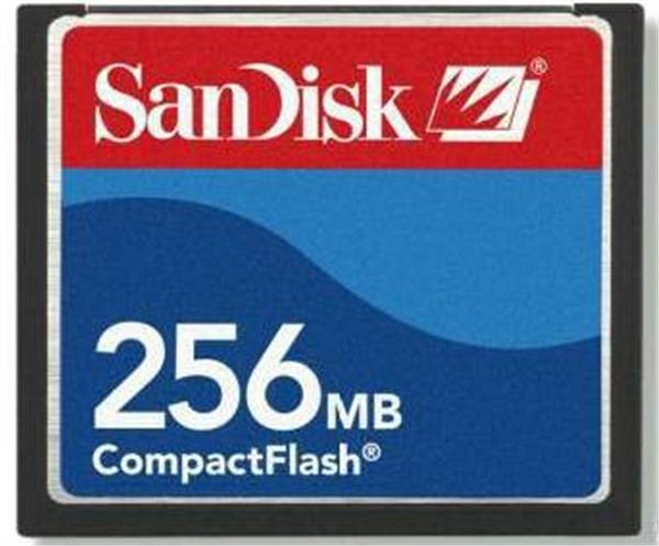 SDCFJ-256-388 SanDisk 256MB CompactFlash (CF) Memory Card