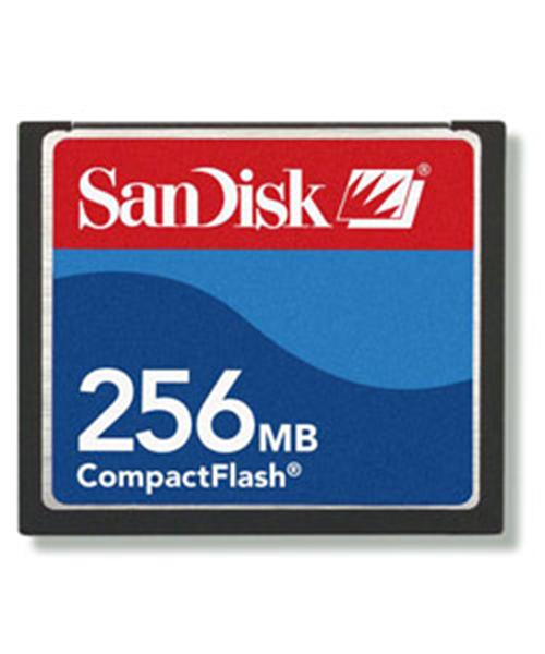 SDCFJ-256 SanDisk 256MB CompactFlash (CF) Memory Card