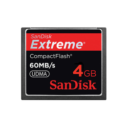 SDCFX-004G-A75 SanDisk 4GB Extreme UDMA 60MB/s CompactFlash (CF) Memory Card