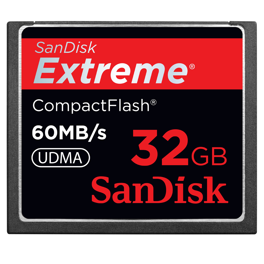 SDCFX-032G-A61-B2 SanDisk Extreme 32GB CompactFlash (CF) Memory Card