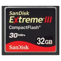 SDCFX3-032G-A31 SanDisk Extreme III 32GB CompactFlash (CF) Memory Card