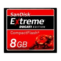 SDCFX4-008G-AD1 SanDisk 8GB Extreme Ducati Edition CompactFlash (CF) Memory Card