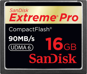 SDCFXP-016G-E91 SanDisk Extreme Pro 16GB CompactFlash (CF) Memory Card